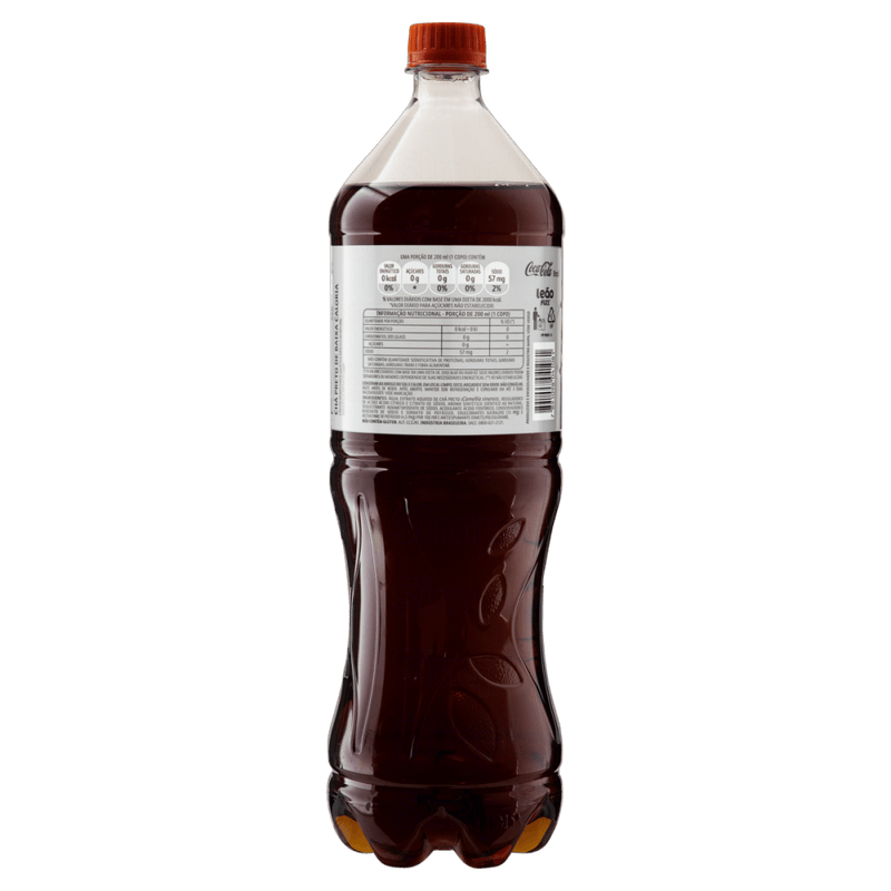 Cha-Preto-Ice-Tea-Limao-sem-Adicao-de-Acucar-Leao-Zero-Garrafa-15l