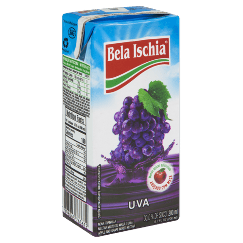 Néctar Misto de Maçã e Uva Bela Ischia Caixa 200ml