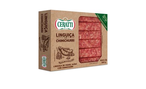 Linguiça de Pernil Suíno com Chimichurri Ceratti 500g