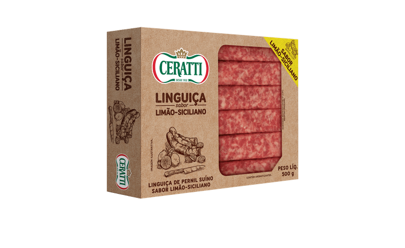 Linguica-de-Pernil-Suino-Limao-Siciliano-Ceratti-500g