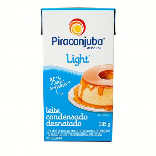 Leite Condensado Desnatado Light Piracanjuba Caixa 405g