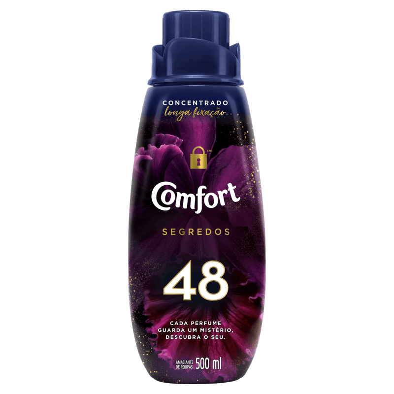 Amaciante-de-Roupa-Concentrado-48-Comfort-Segredos-Frasco-500ml