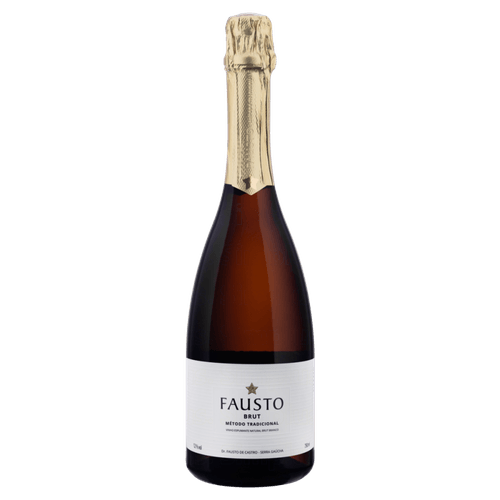 Vinho Espumante Natural Brasileiro Branco Brut Fausto Serra Gaúcha Garrafa 750ml