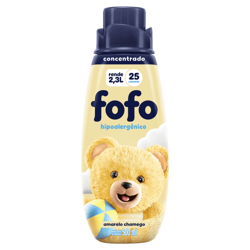 Amaciante-de-Roupa-Concentrado-Amarelo-Chamego-Fofo-Frasco-500ml