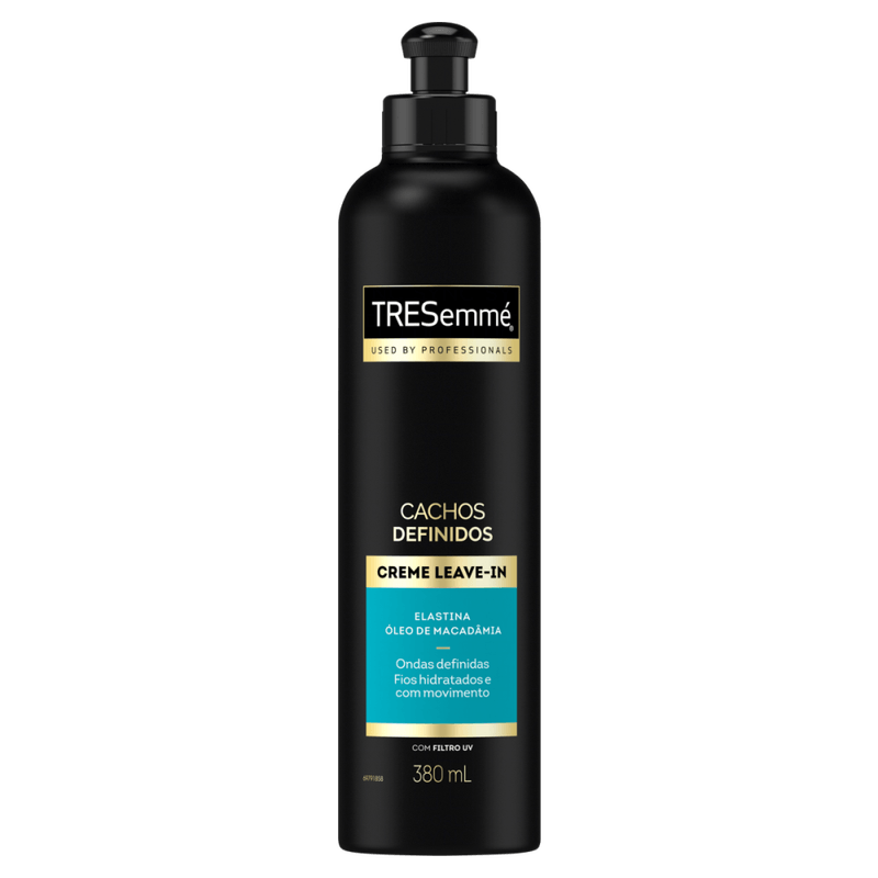 Creme-Leave-In-Elastina-e-Oleo-de-Macadamia-com-Filtro-UV-Tresemme-Cachos-Definidos-Frasco-380ml