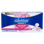 Protetor-Diario-sem-Abas-com-Perfume-Always-Pacote-80-Unidades-Gratis-20-Unidades