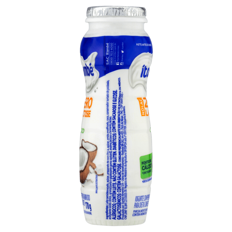 Iogurte-Parcialmente-Desnatado-com-Preparado-de-Fruta-Coco-Zero-Lactose-para-Dietas-com-Restricao-de-Lactose-Itambe-Nolac-Frasco-170g