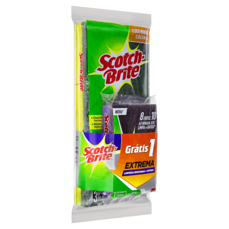 Esponja-Multiuso-Cozinha-Scotch-Brite-4-Unidades-Gratis-Esponja-Extrema