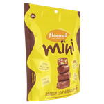 Mini-Bombom-de-Chocolate-ao-Leite-com-Recheio-de-Doce-de-Amendoim-sem-Adicao-de-Acucar-Flormel-Mini-Pouch-60g