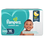 Fralda-Descartavel-Infantil-Pampers-Confort-Sec-XXG-14-a-18kg-Pacote-16-Unidades