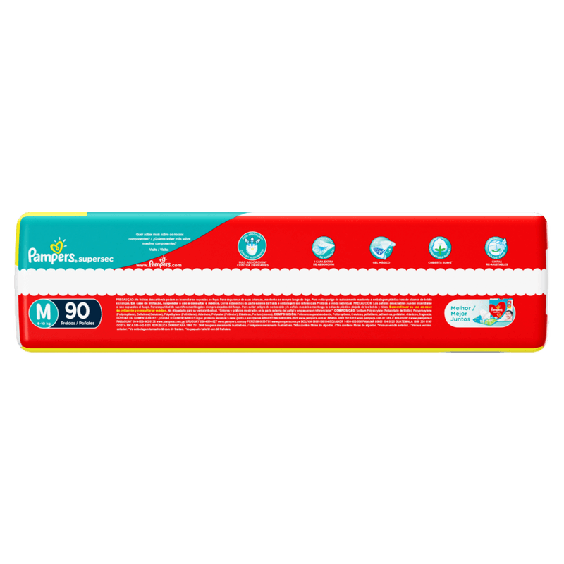 Fralda-Descartavel-Infantil-Pampers-Supersec-M-6-a-10kg-Pacote-90-Unidades-Leve-Mais-Pague-Menos