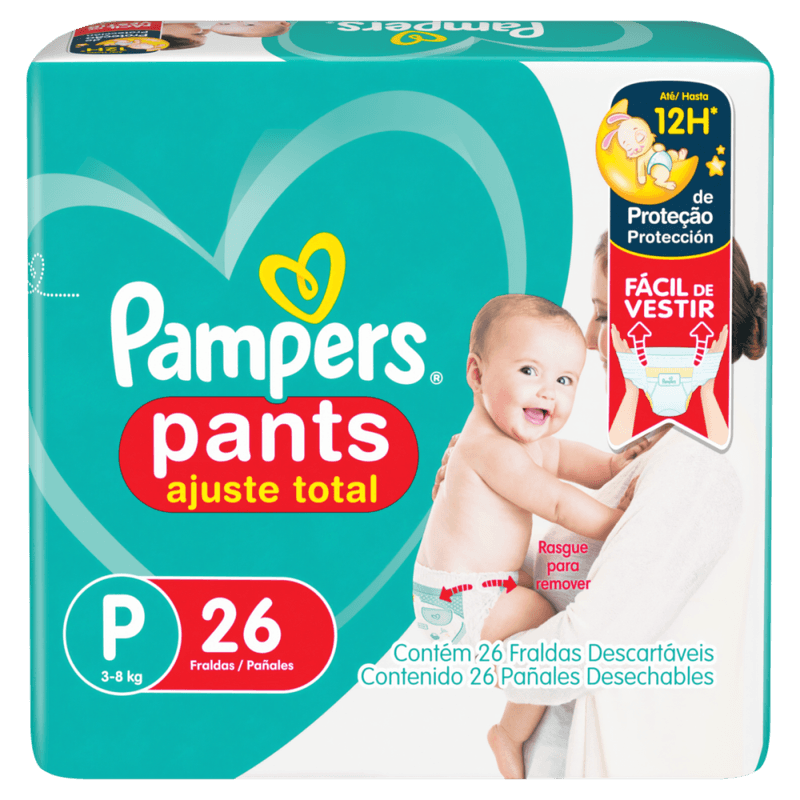 Fralda-Descartavel-Infantil-Pants-Pampers-Ajuste-Total-P-3-a-8kg-Pacote-26-Unidades