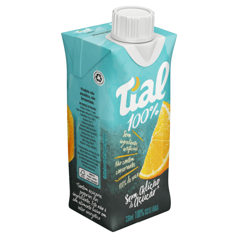 Suco-de-Laranja-sem-Adicao-de-Acucar-Tial-100--Caixa-330ml