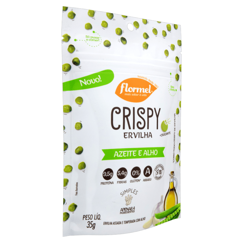 Crispy-de-Ervilha-Assada-e-Temperada-Azeite-e-Alho-Flormel-Pouch-35g