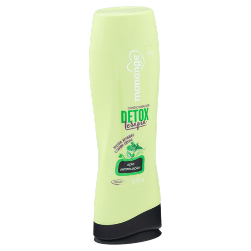 Condicionador Menta, Gengibre e Capim-Limão Monange Detox Terapia Frasco 325ml