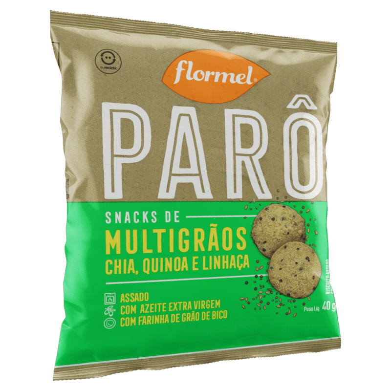 Snack-Biscoito-Assado-de-Multigraos-Chia-Quinoa-e-Linhaca-Flormel-Paro-Pacote-40g