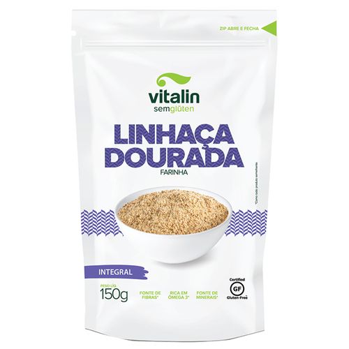 Farinha de Linhaça Dourada Integral Vitalin Pouch 150g