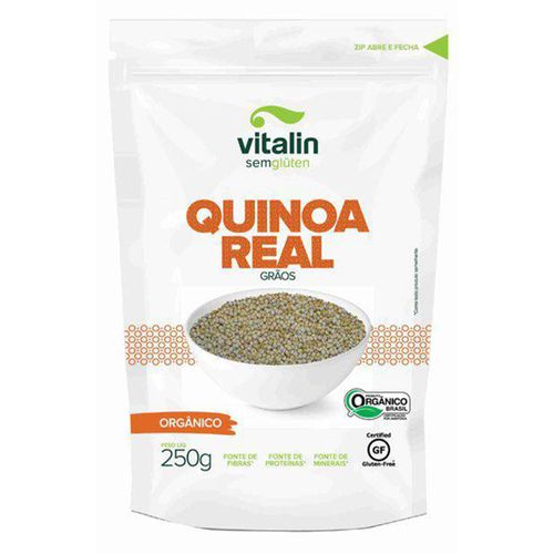 Quinoa Real em Grãos Orgânica Vitalin Pouch 250g