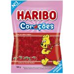 Bala-de-Gelatina-Morango-Coracoes-Haribo-Pacote-100g