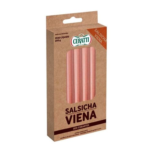 Salsicha Viena sem Corante Ceratti 200g