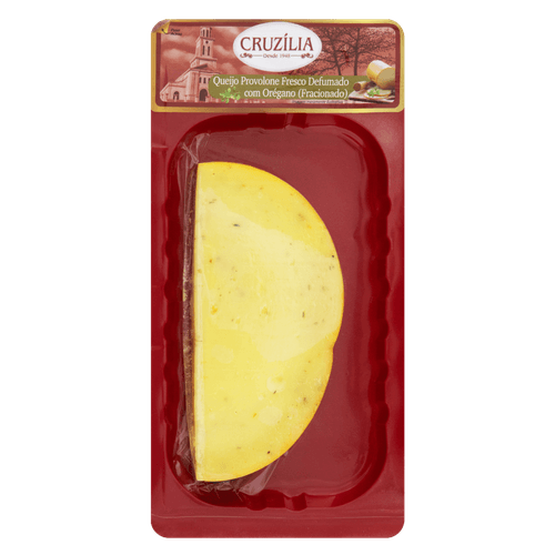 Queijo Provolone Fracionado Fresco Defumado Com Orégano Cruzília 1Kg