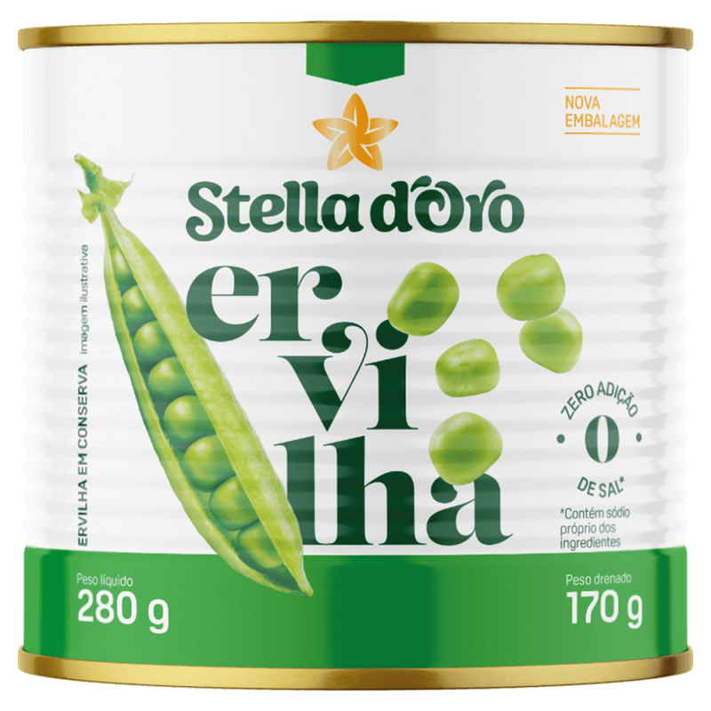 Ervilha-em-Conserva-sem-Adicao-de-Sal-Stella-D-oro-Lata-Peso-Liquido-280g-Peso-Drenado-170g