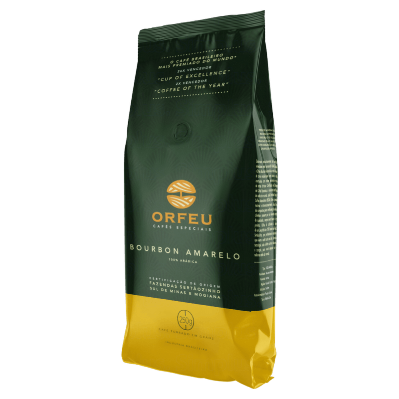 Cafe-Especial-Torrado-em-Graos-Bourbon-Amarelo-100--Arabica-Orfeu-Pacote-250g