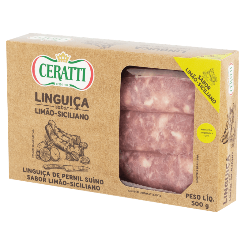 Linguica-de-Pernil-Suino-Limao-Siciliano-Ceratti-500g