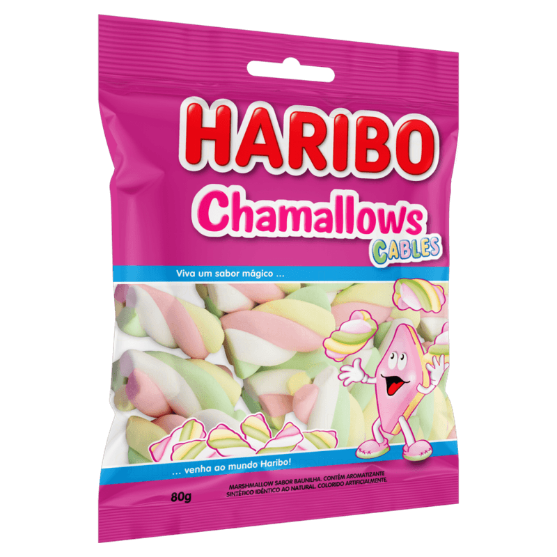 Marshmallow-Baunilha-Cables-Haribo-Chamallows-Pacote-80g