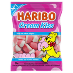 Bala-de-Gelatina-Morango-e-Nata-Cream-Kiss-Haribo-Pacote-90g