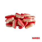 Bala-de-Gelatina-Morango-e-Framboesa-Dentinhos-Haribo-Pacote-250g