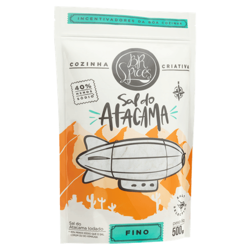 Sal do Atacama Fino Iodado BR Spices Salt Selection Pouch 500g