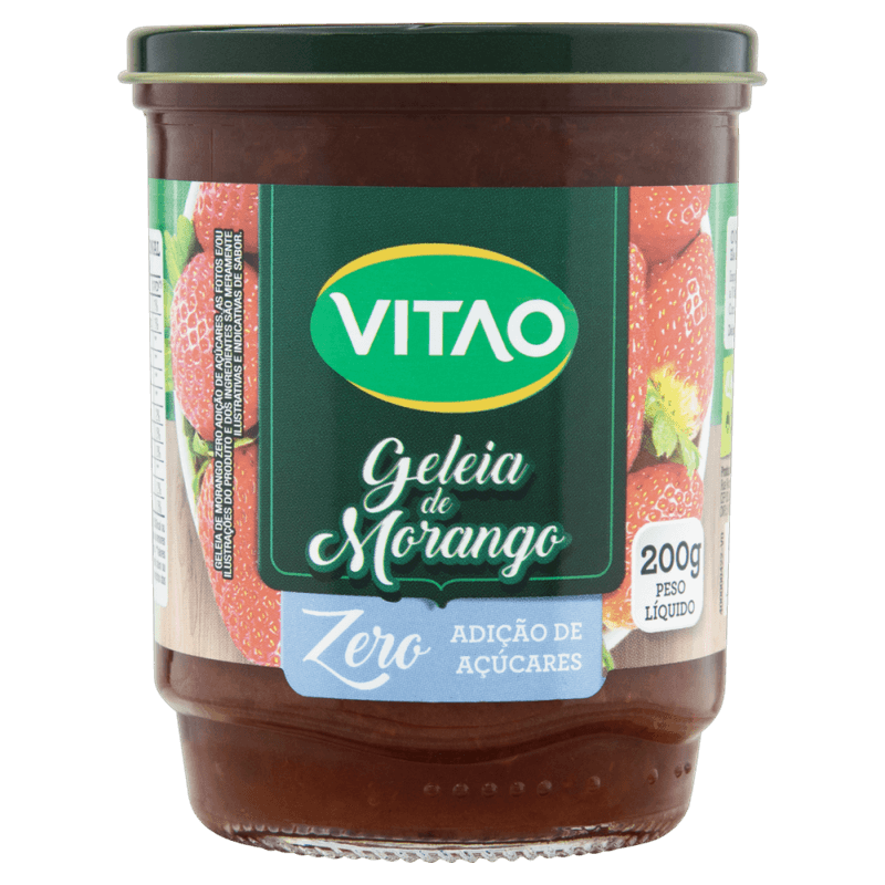 Geleia-Morango-sem-Adicao-de-Acucar-Vitao-Vidro-200g