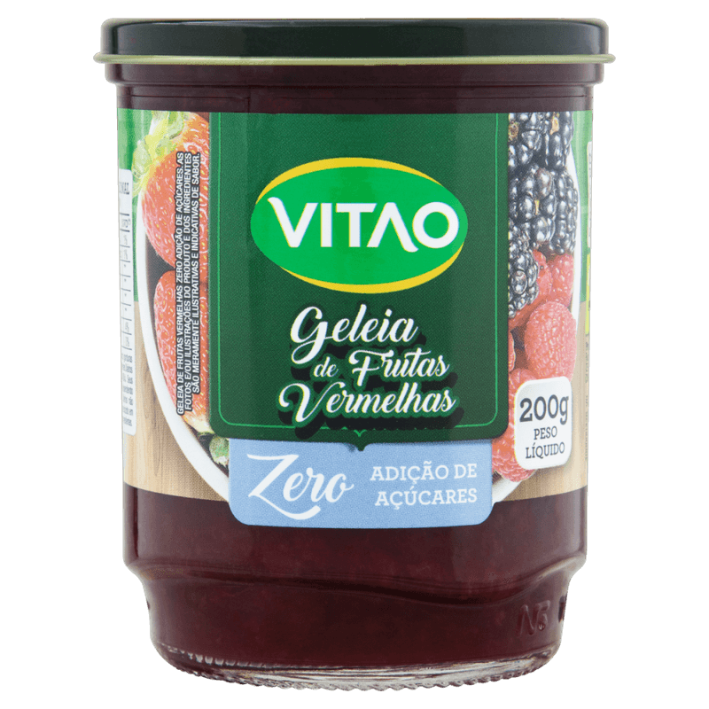 Geleia-Frutas-Vermelhas-sem-Adicao-de-Acucar-Vitao-Vidro-200g