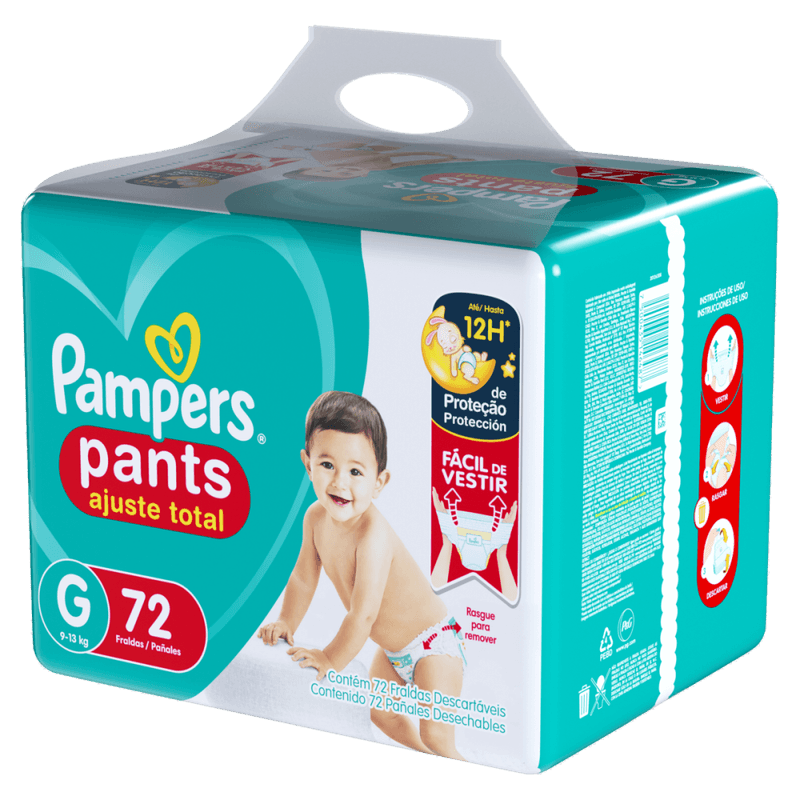 Fralda-Descartavel-Infantil-Pants-Pampers-Ajuste-Total-G-9-a-13kg-Pacote-72-Unidades