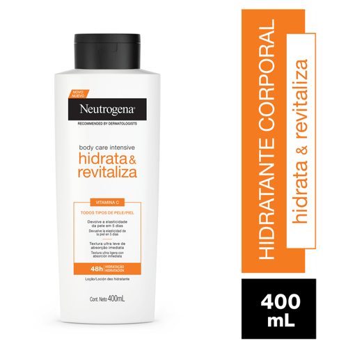 Loção Hidrata & Revitaliza 48h Neutrogena Body Care Intensive Frasco 400ml