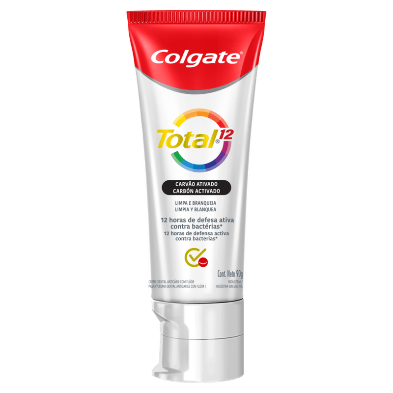 Creme-Dental-Anticarie-com-Fluor-Carvao-Ativado-Colgate-Total-12-Caixa-90g