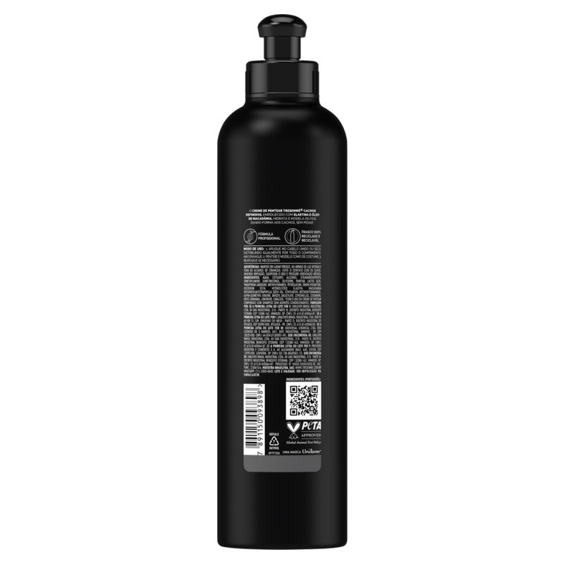 Creme-Leave-In-Elastina-e-Oleo-de-Macadamia-com-Filtro-UV-Tresemme-Cachos-Definidos-Frasco-380ml