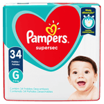 Fralda-Descartavel-Infantil-Pampers-Supersec-G-9-a-13kg-Pacote-34-Unidades