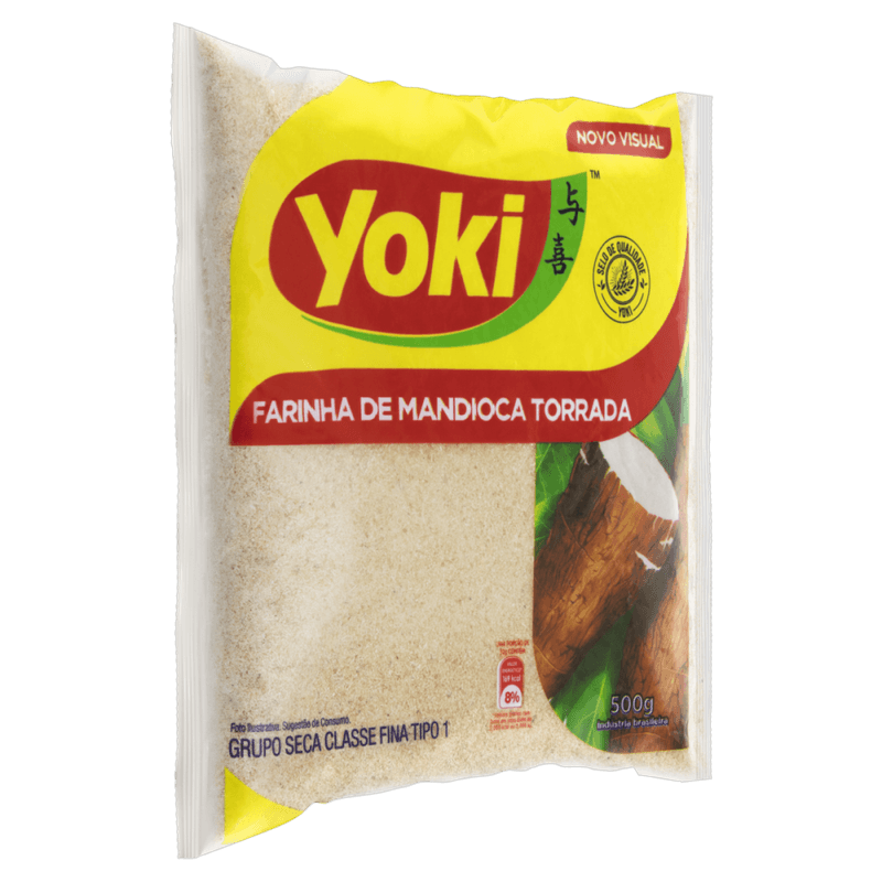 Farinha-de-Mandioca-Tipo-1-Torrada-Yoki-Pacote-500g