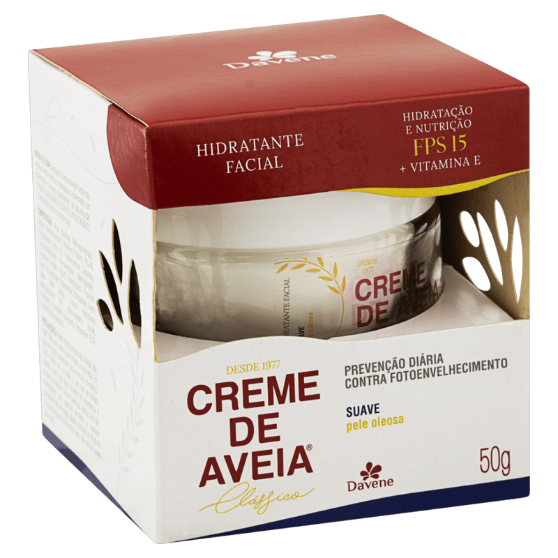 Hidratante-Facial-FPS-15-Suave-Davene-Creme-de-Aveia-Classico-Caixa-50g