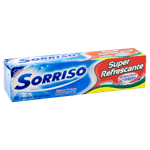 Creme-Dental-com-Fluor-e-Calcio-Sorriso-Super-Refrescante-Caixa-50g