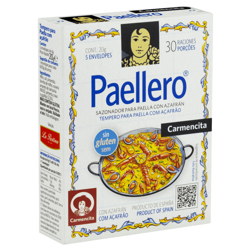 Tempero-em-Po-para-Paella-com-Acafrao-Carmencita-Paellero-Caixa-20g-5-Unidades-de-4g-Cada