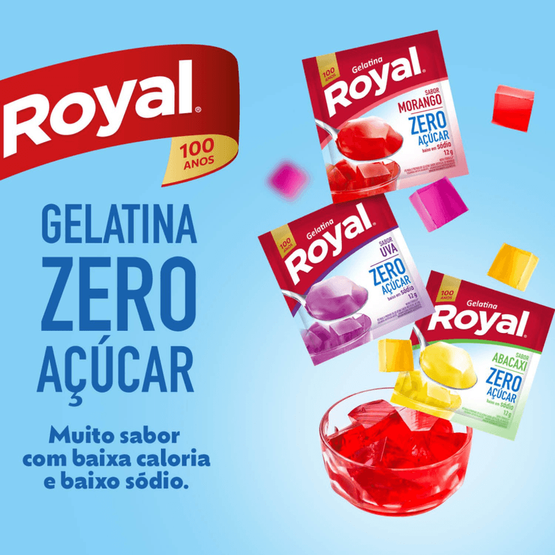 Gelatina-em-po-Royal-zero-acucar-morango-12g