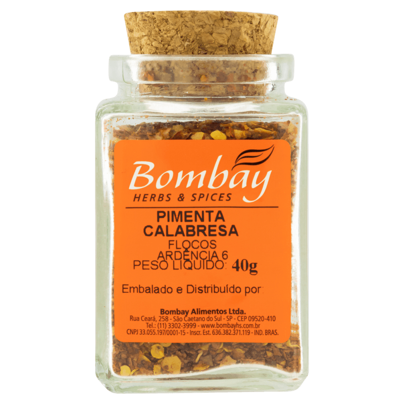 Pimenta-Calabresa-Flocos-Bombay-Herbs---Spices-Vidro-40g