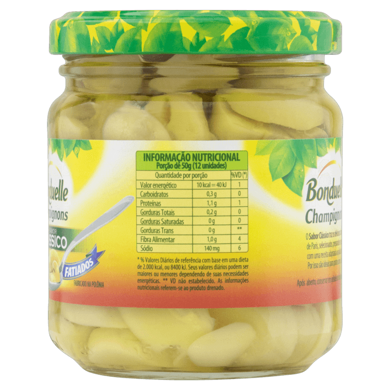 Cogumelo-Champignon-em-Conserva-Fatiado-Classico-Bonduelle-Vidro-Peso-Liquido-180g-Peso-Drenado-115g