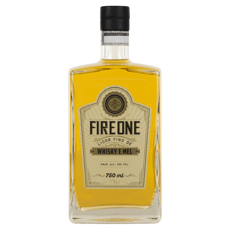 Licor-Fino-Whisky-e-Mel-Fire-One-Garrafa-750ml