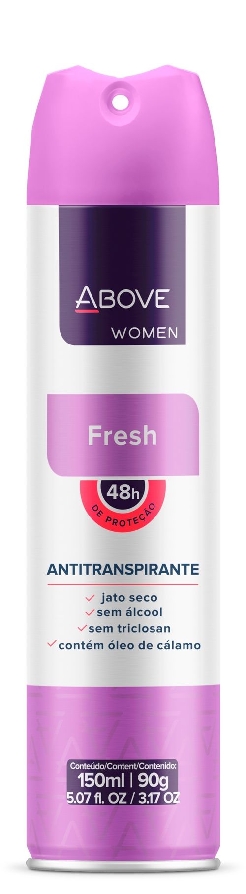 Antitranspirante Aerossol Fresh 48h Above Women 150ml Spray