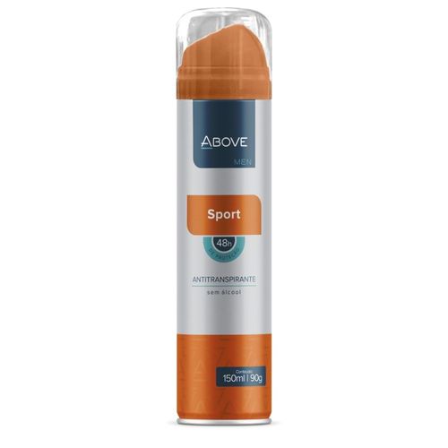 Antitranspirante Aerossol Jato Seco Above Men Sport 150ml