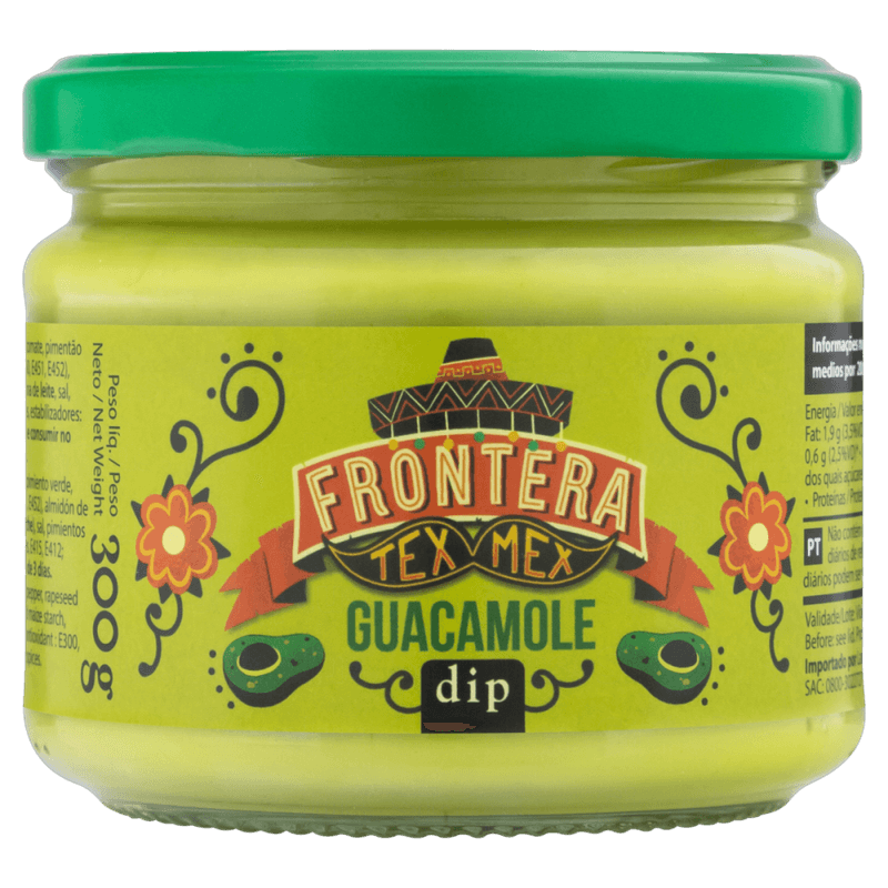 Molho-Guacamole-Frontera-Tex-Mex-Vidro-300g